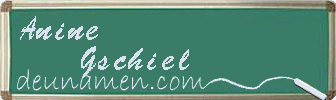 Anine Gschiel Visitenkarte